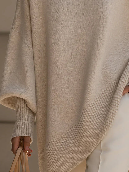 Valentina | Sueter tipo poncho extra grande