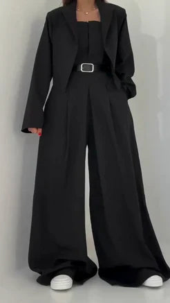 Eclat™ - Conjunto de corpiño + chaqueta para mujer: estilo elegante y moderno