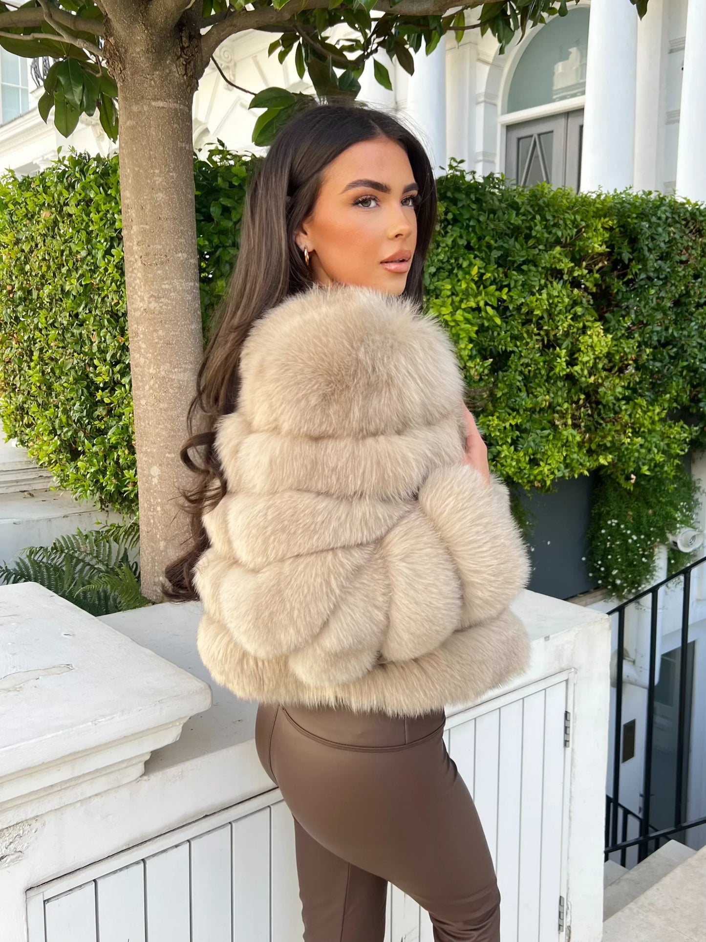 Chaqueta de piel Tiana Elegance