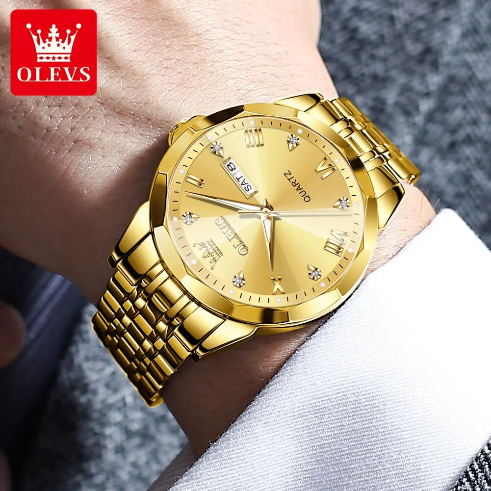 OLEVS® Reloj Cuarzo de Lujo