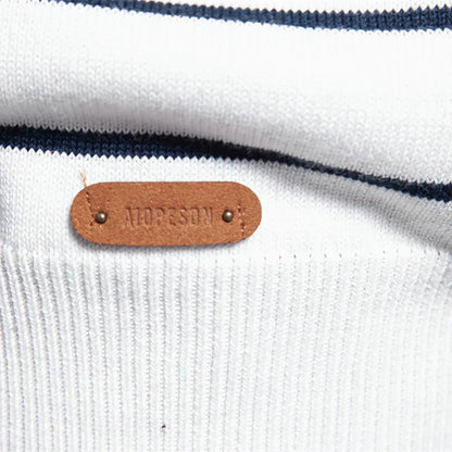 Adrien™ | Pull Rayé Marin